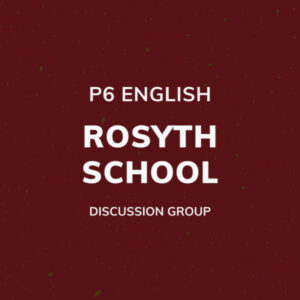 Group logo of P6 English – Rosyth School Discussion Group