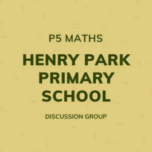 Group logo of P5 Maths – Henry Park Primary School Discussion Group