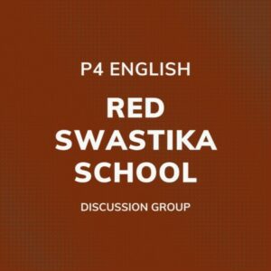 Group logo of P4 English – Red Swastika School Discussion Group