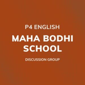 Group logo of P4 English – Maha Bodhi School Discussion Group