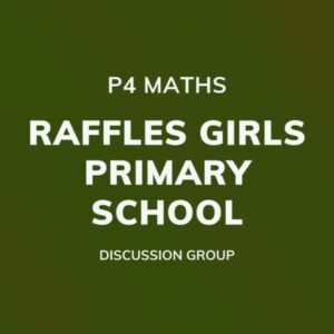 Group logo of P4 Maths – Raffles Girls Primary School Discussion Group