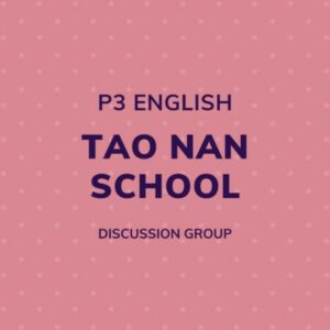 Group logo of P3 English – Tao Nan School Discussion Group