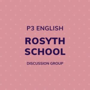 Group logo of P3 English – Rosyth School Discussion Group