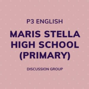 Group logo of P3 English – Maris Stella High School (Primary) Discussion Group