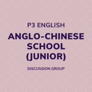 Group logo of P3 English – Anglo-Chinese School (Junior) Discussion Group