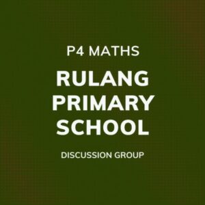 Group logo of P4 Maths – Rulang Primary School Discussion Group