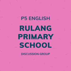 Group logo of P5 English – Rulang Primary School Discussion Group