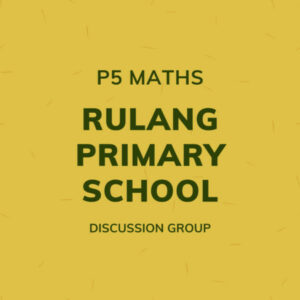 Group logo of P5 Maths – Rulang Primary School Discussion Group