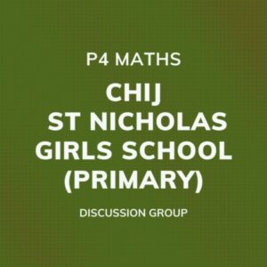 Group logo of P4 Maths – CHIJ St Nicholas Girls School (Primary) Discussion Group