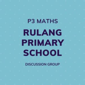 Group logo of P3 Maths – Rulang Primary School Discussion Group